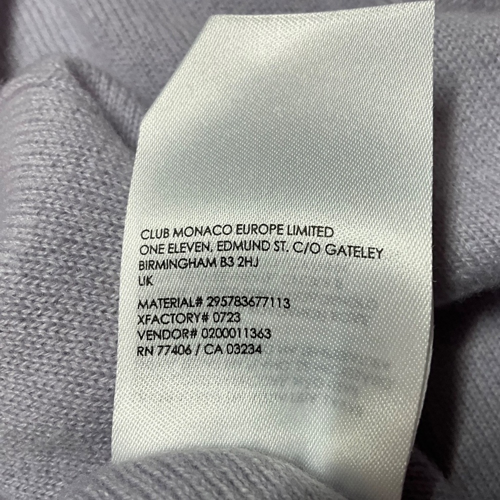 Club Monaco Lavender Turtleneck Sweater - Picture 4 of 10